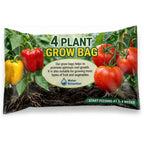 Grow Bag with 38 L, 1 Bag (38 Litres), Plant Bags Litre Balanced Nutrients Soil - product gallery image 2