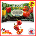 Grow Bag with 38 L, 1 Bag (38 Litres), Plant Bags Litre Balanced Nutrients Soil