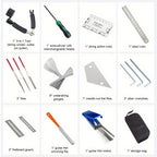 Guitar Maintenance Tools Kit with Repair Cleaning String Winder, Cutter, Fret - product gallery image 6