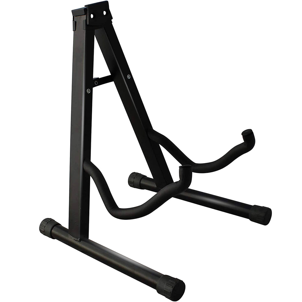Guitar Stand with Foldable, Non-Slip, Freestanding, Metal