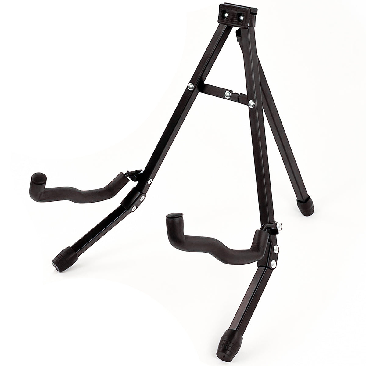 Guitar Stand with Space-Saving, Foldable, Non-Slip, Metal, Foldable Guitar Stand-A-Frame