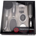 Hair Care Gift Set 16pc Professional Kit Women Curling Paddle with Professional 16 Piece