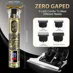 Hair Clipper Cordless Clippers LCD Display Zero Gap with Rechargeable - product gallery image 2