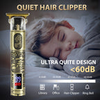 Hair Clipper Cordless Clippers LCD Display Zero Gap with Rechargeable - product gallery image 4