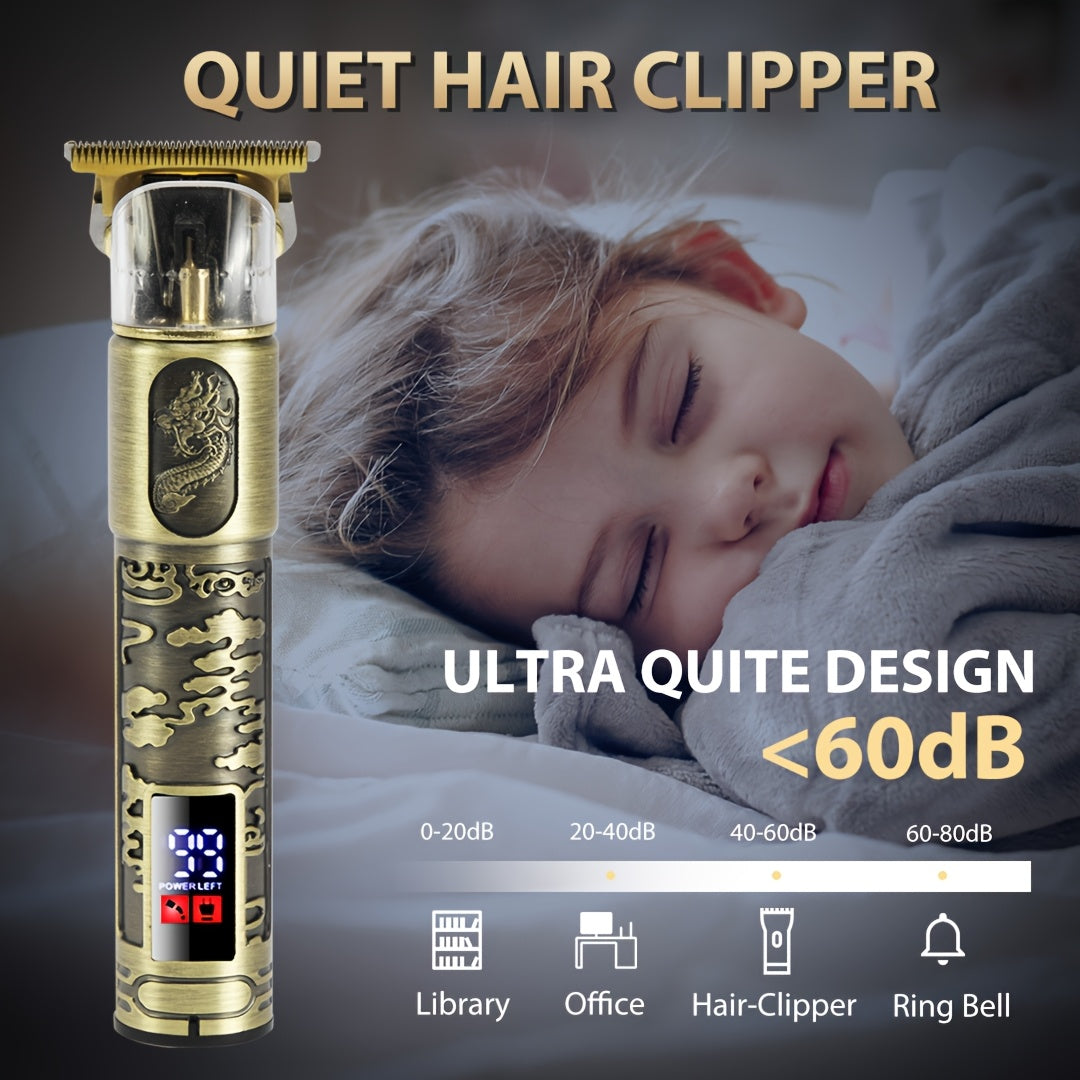 Hair Clipper Cordless Clippers LCD Display Zero Gap with Rechargeable - product gallery image 4