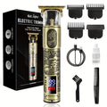 Hair Clipper Cordless Clippers LCD Display Zero Gap with Rechargeable - GOLDEN option