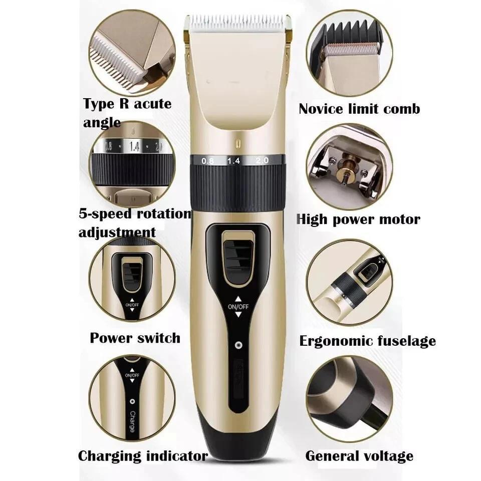Hair Clipper Professional Cordless Clippers Trimmer Men with Non-Slip, Rechargeable - product gallery image 5
