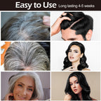 Hair Colour Shampoo Black 3-in-1 Kit with 500ml for hair, skin and beauty routines - product gallery image 5