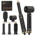 Hair Dryer Brush 5-in-1 Blow Detachable Styler Salon-Quality - Black option