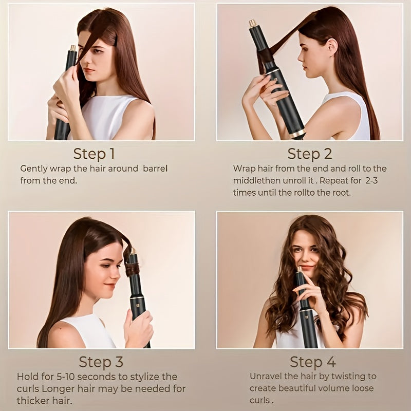 Hair Dryer Brush 5-in-1 Blow Detachable Styler Salon-Quality - product gallery image 2
