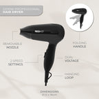 Hair Dryer Red Hot 1200W Travel Folding Handle with Foldable - product gallery image 10