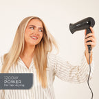 Hair Dryer Red Hot 1200W Travel Folding Handle with Foldable - product gallery image 5