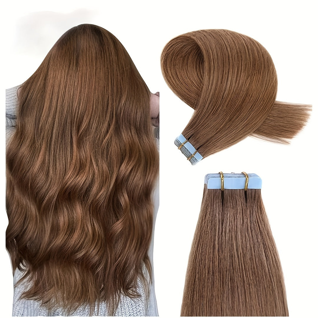 Hair Extension Brazilian Tape-In Human Extensions Density with 50g, 20pcs