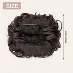 Hair Extension Clip-In Ponytail Scrunchie Curly Bun Hairpiece with 15.24cm - product gallery image 6