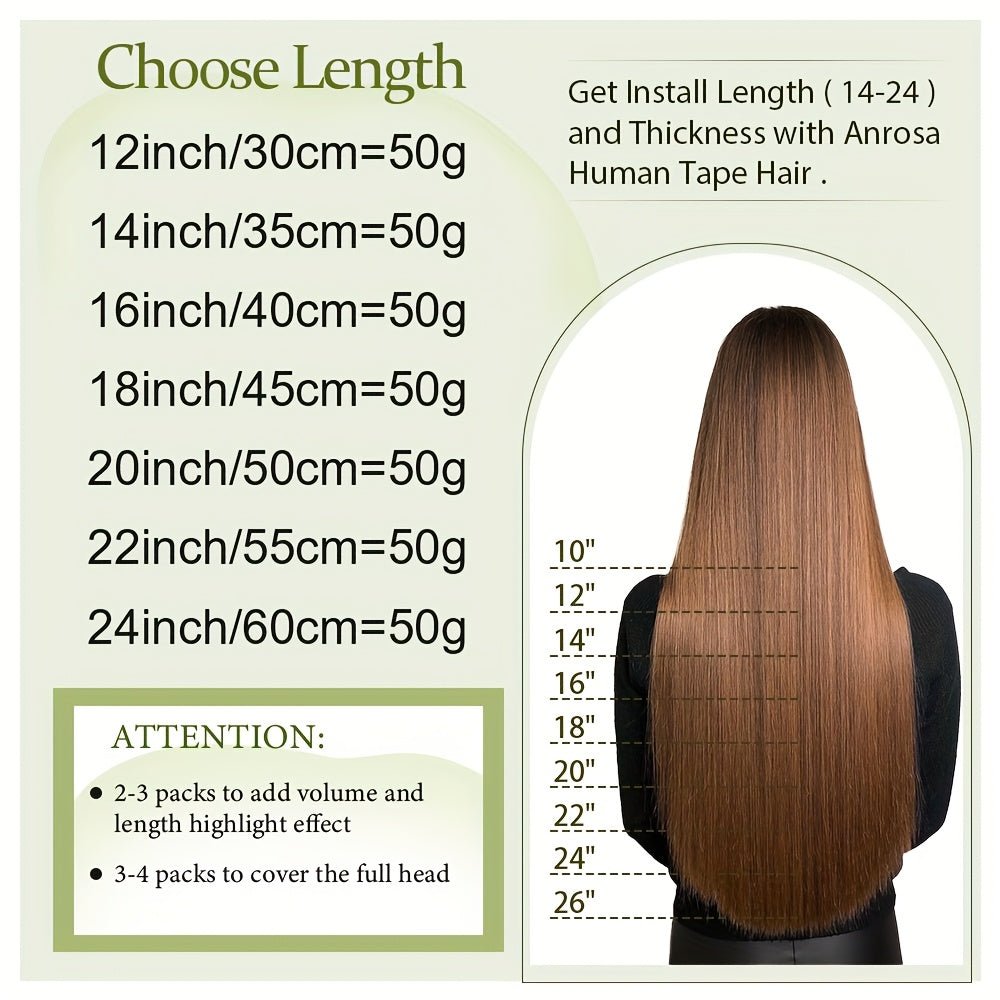 Hair Extension Tape In Human Extensions 20pcs Remy with 50g - product gallery image 6