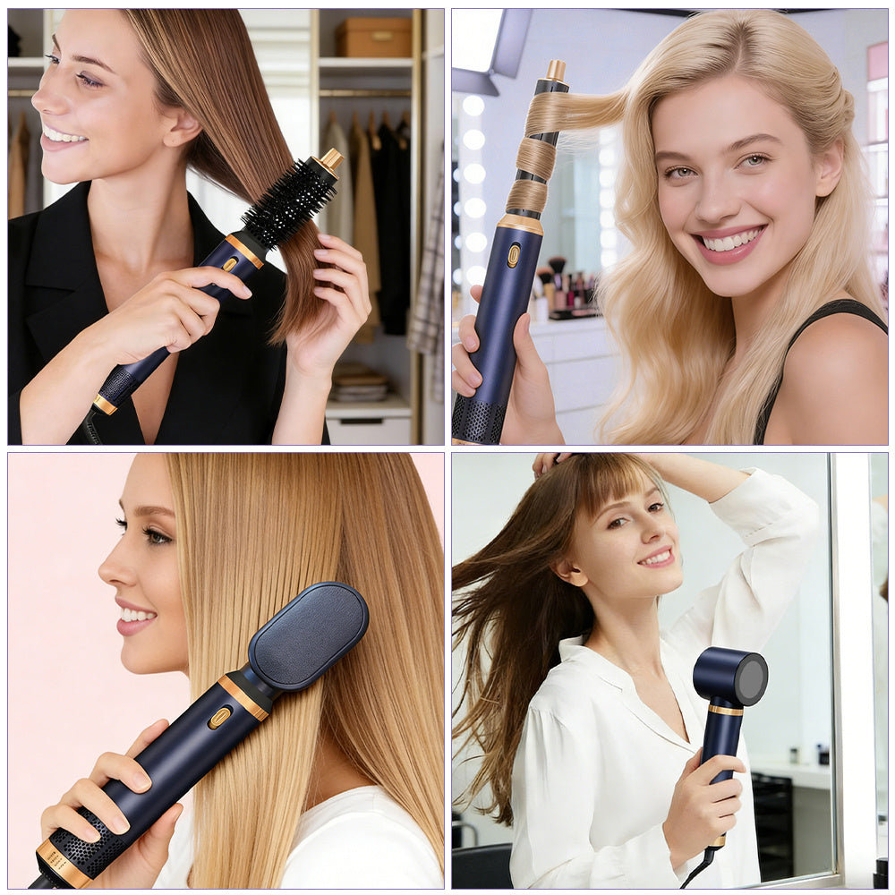 Hair Styling Tool 5-in-1 Hot Air Brush Dryer Brush with Ceramic - product gallery image 12