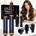 Hair Styling Tool 5-in-1 Hot Air Brush Dryer Brush with Ceramic - product gallery image 2