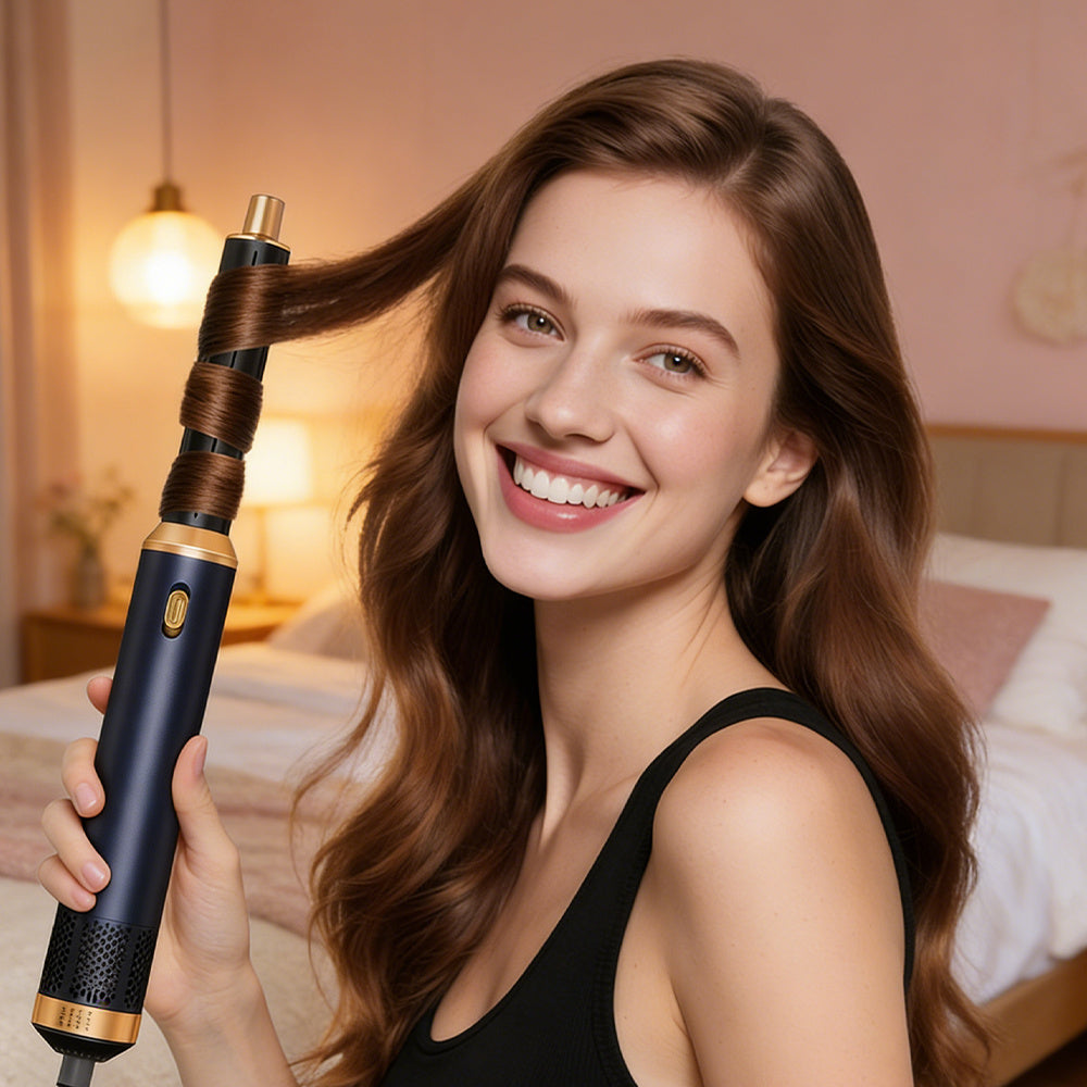 Hair Styling Tool 5-in-1 Hot Air Brush Dryer Brush with Ceramic - product gallery image 8