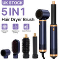Hair Styling Tool 5-in-1 Hot Air Brush Dryer Brush with Ceramic