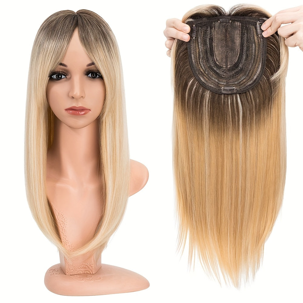 Hair Topper Bangs Women Thinning 45.72cm Clip-In 3D with 15.24cm - #16H60L option