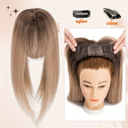 Hair Topper Bangs Women Thinning 45.72cm Clip-In 3D with 15.24cm - product gallery image 2