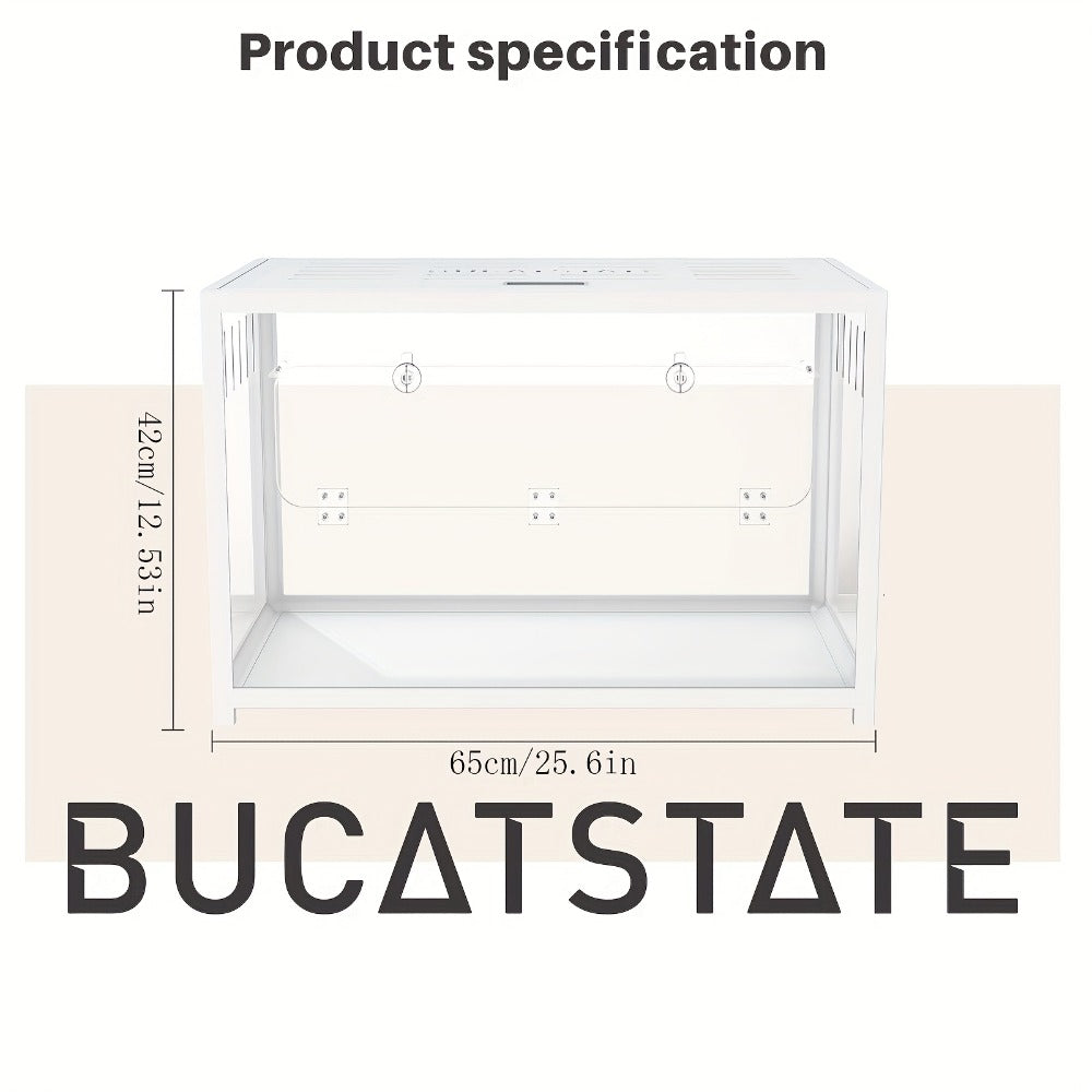 Hamster Cage with Easy Assembly, Lockable, 100cm, Metal - product gallery image 6