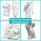 Hand Casting Kit with Bamboo, Pack of 1, Couples 3D Keepsake Moulding Alginate Plaster - product gallery image 11
