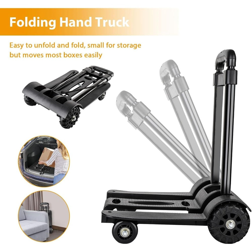 Hand Truck Trolley with Foldable, Adjustable Height, Non-Slip - product gallery image 8
