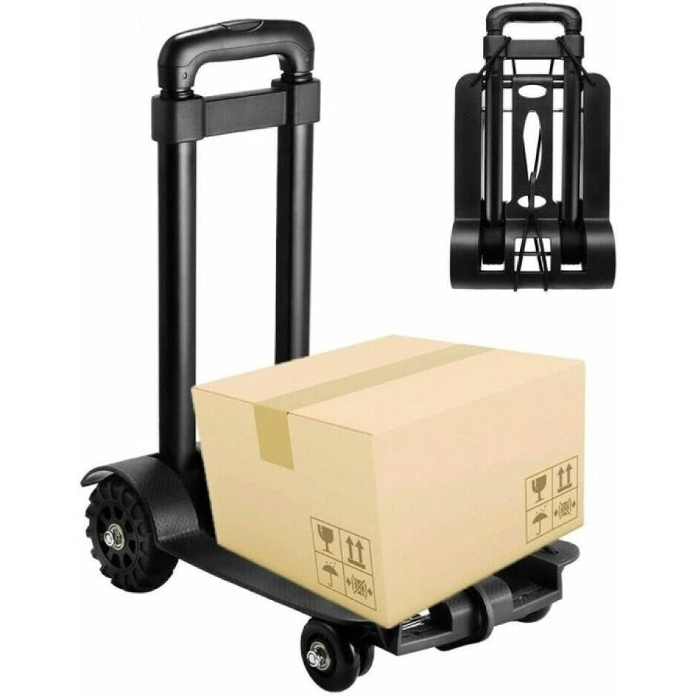 Hand Truck Trolley with Foldable, Adjustable Height, Non-Slip