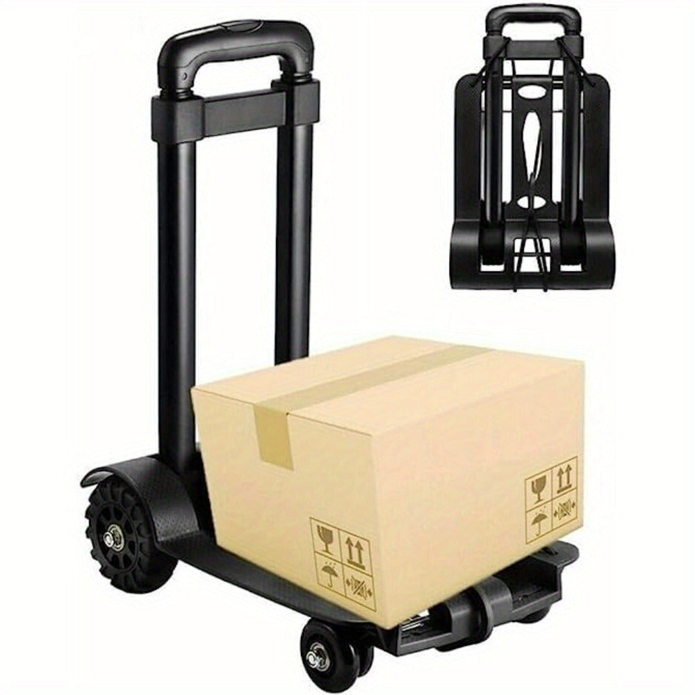 Hand Truck Trolley with Foldable, Telescopic Handle, Wheels - product gallery image 3
