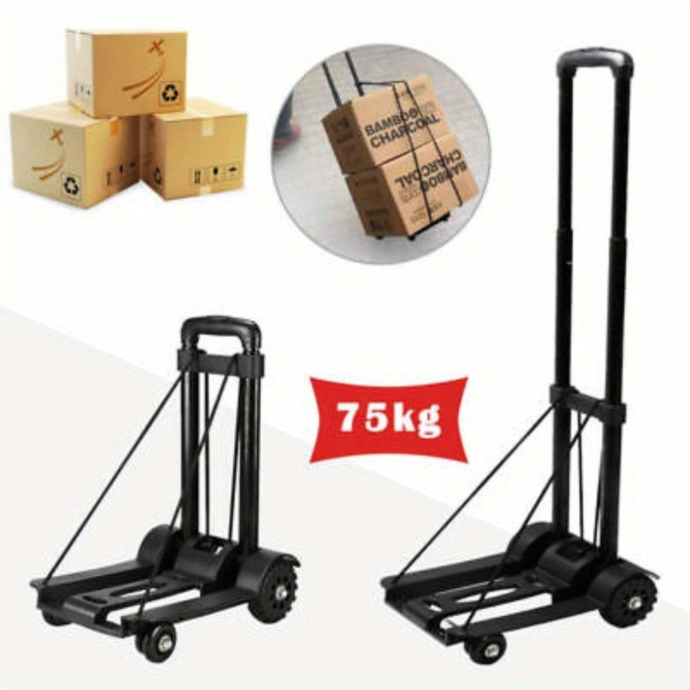 Hand Truck Trolley with Foldable, Telescopic Handle, Wheels - product gallery image 4