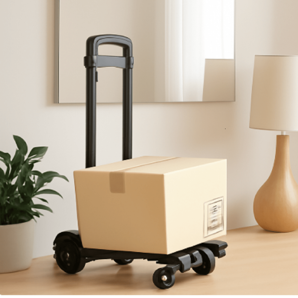 Hand Truck Trolley with Foldable, Telescopic Handle, Wheels - product gallery image 6