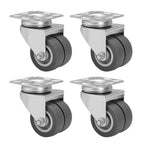 Hand Truck Trolley with Wheels, Lockable, 5.08 cm, Metal, 4pcs - product gallery image 15