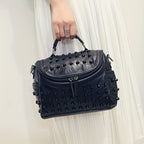 Handbag Black Studded Crossbody Bag Women Riveted for storage and organisation - product gallery image 4
