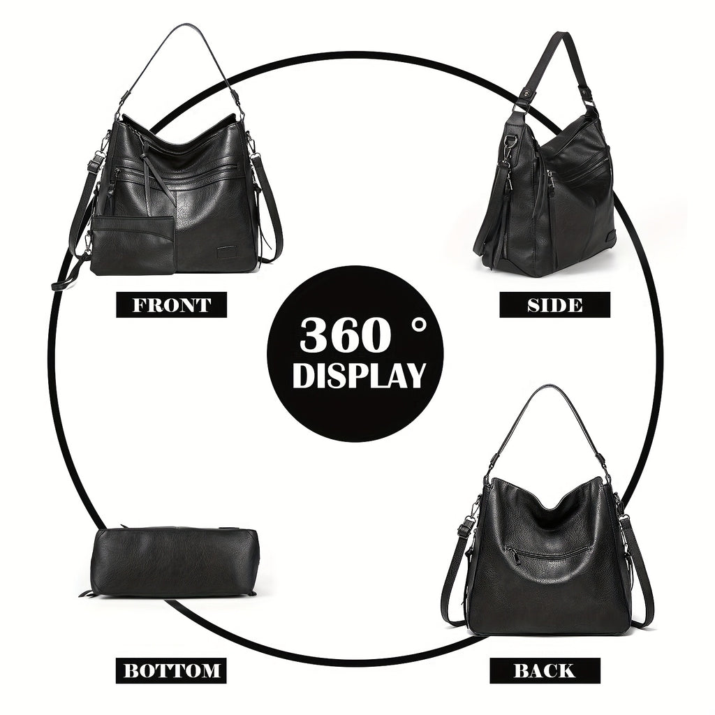 Handbag Convertible Tote Backpack Crossbody Strap for travel - product gallery image 2
