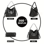 Handbag Convertible Tote Backpack Crossbody Strap for travel - product gallery image 2