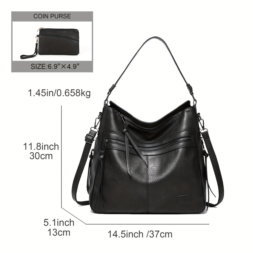 Handbag Convertible Tote Backpack Crossbody Strap for travel - product gallery image 4