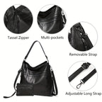 Handbag Convertible Tote Backpack Crossbody Strap for travel - product gallery image 7