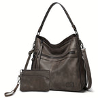 Handbag Convertible Tote Backpack Crossbody Strap for travel - GREY option
