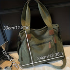 Handbag Corduroy Tote Bag Women Large Capacity for home offices - product gallery image 5