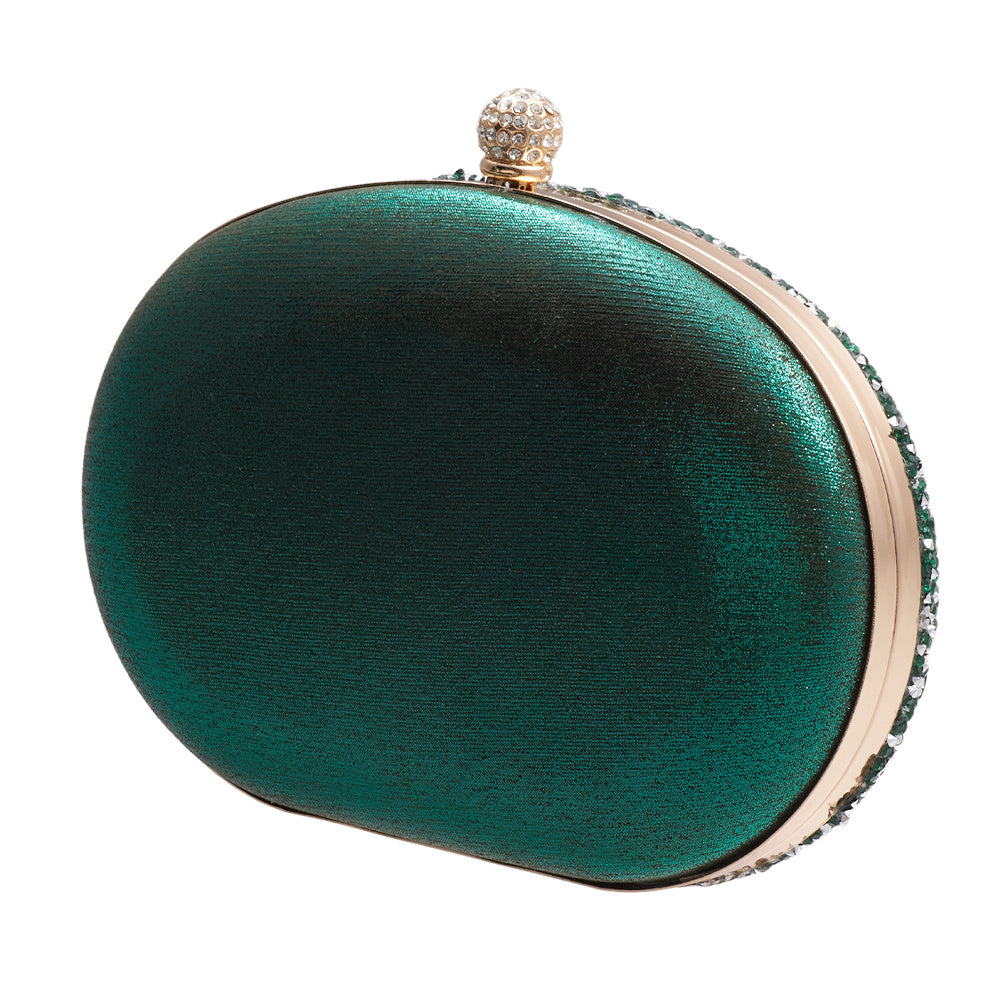 Handbag Crystal Evening Clutch Bag Women Sparkly with Metal - product gallery image 7