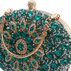 Handbag Crystal Evening Clutch Bag Women Sparkly with Metal - product gallery image 8