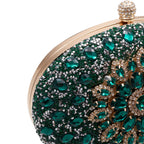 Handbag Crystal Evening Clutch Bag Women Sparkly with Metal - product gallery image 9