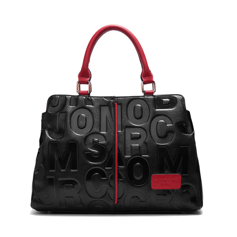 Handbag Genuine Leather Tote Bag Women Large with Machine-Washable, Water-Resistant - Black option
