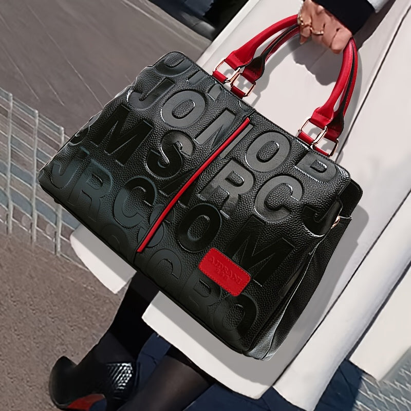 Handbag Genuine Leather Tote Bag Women Large with Machine-Washable, Water-Resistant