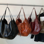 Handbag Large Capacity Women Shoulder Bag PU with Leather - product gallery image 2