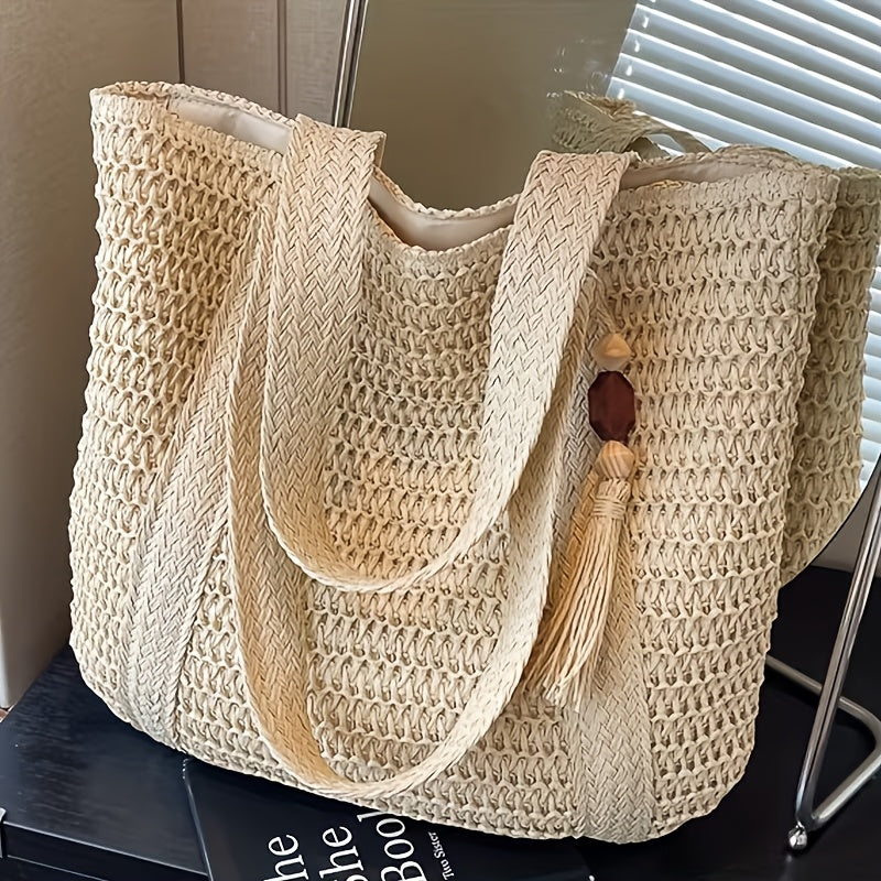 Handbag Large Capacity Woven Tote Bag Women for travel