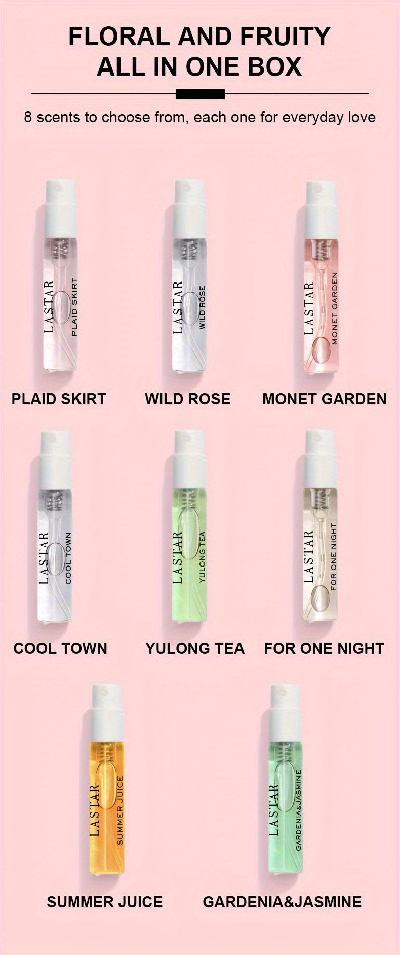 Handbag LASTAR Perfume Women Pocket Miniature Perfumes with 8 pcs /1 set - product gallery image 10