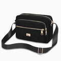 Handbag Women's Crossbody Bag Lightweight Nylon for travel - Black option