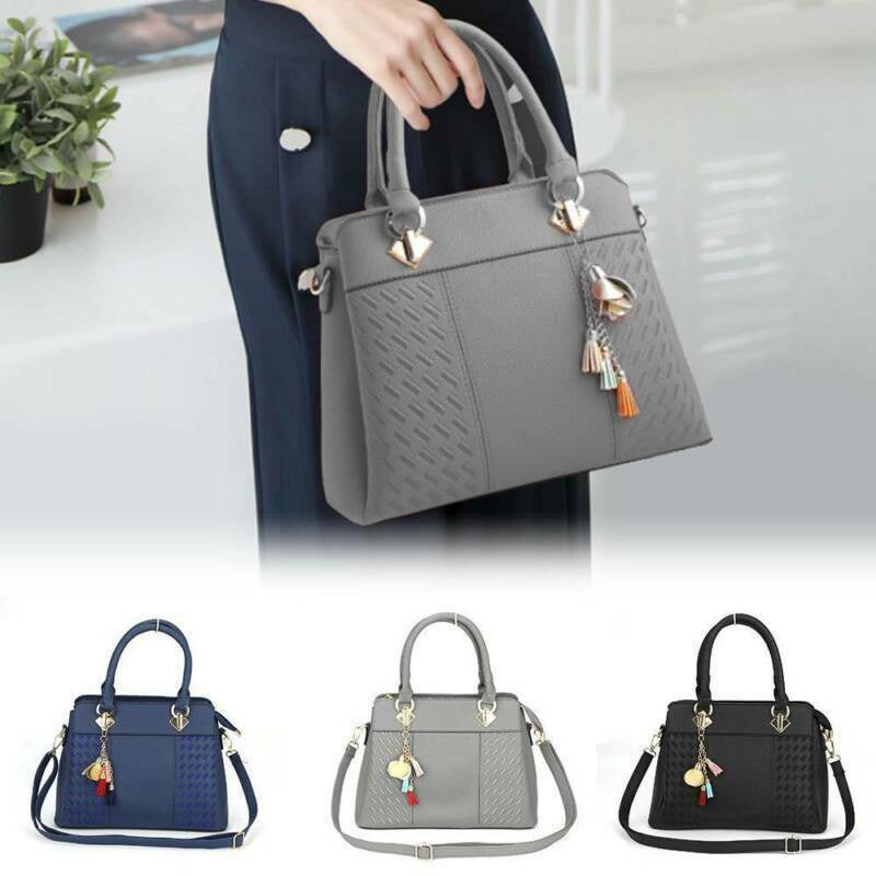 Handbag Women's PU Leather Tote Crossbody Strap for home offices